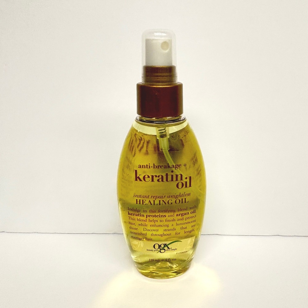 OGX Anti-Breakage Keratin Oil Instant Repair Weightless Healing Oil 4oz 118ml